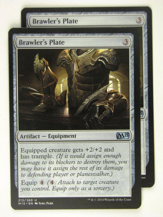 MTG Magic Cards: BRAWLER'S PLATE x2 # 19B40