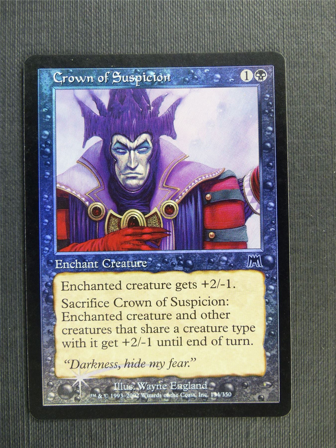 Crown of Suspicion Foil - Mtg Magic Cards #3EH