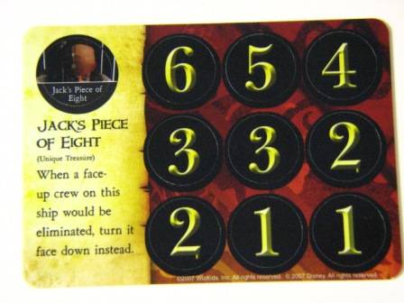 Pirates PocketModel Game - 064 JACKS PIECE OF EIGHT