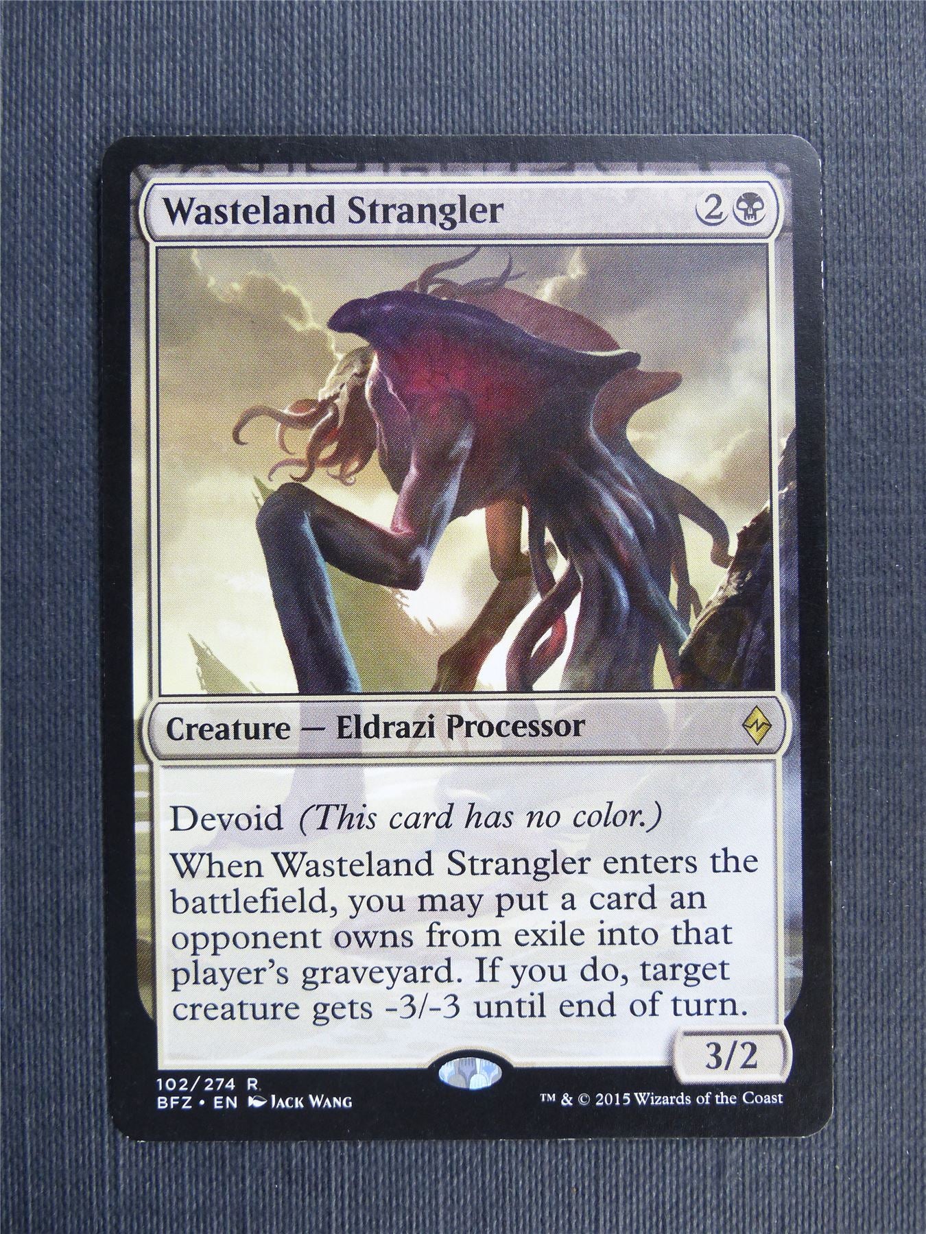 Wasteland Strangler - Mtg Magic Cards #3D6