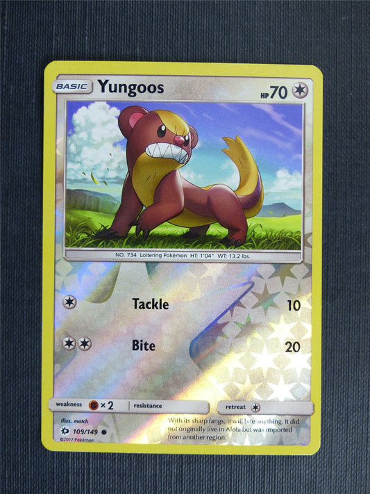 Yungoos 109/149 Reverse Holo - Pokemon Cards #1DY