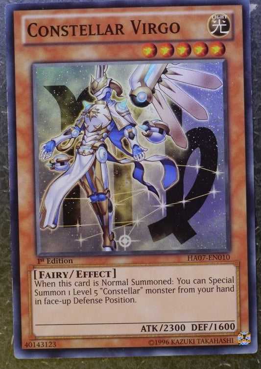 Yugioh Cards: CONSTELLAR VIRGO HA07 SUPER RARE # 2J55