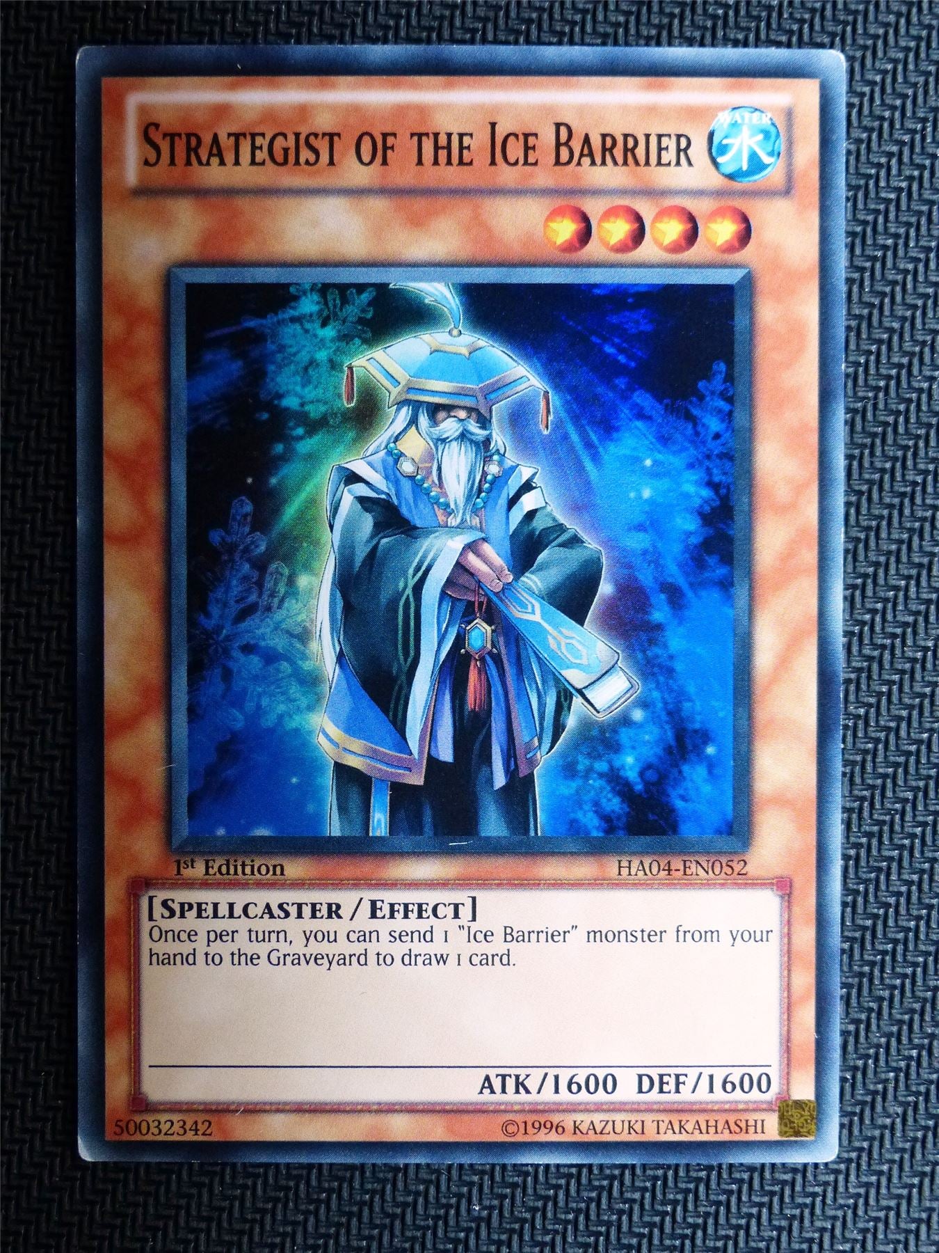 Strategist of the Ice Barrier - HA04 - Super Rare - Yugioh Card # 1E11