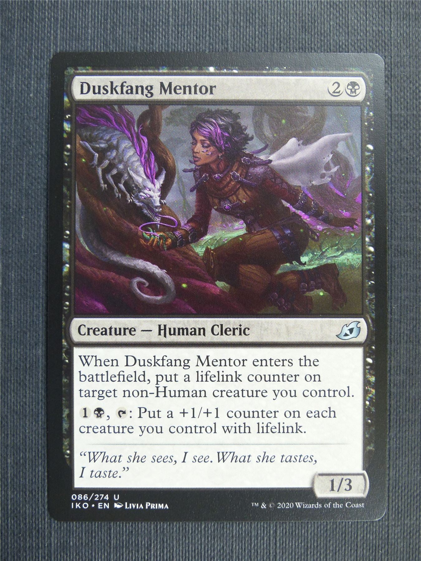 Duskfang Mentor - IKO Mtg Card