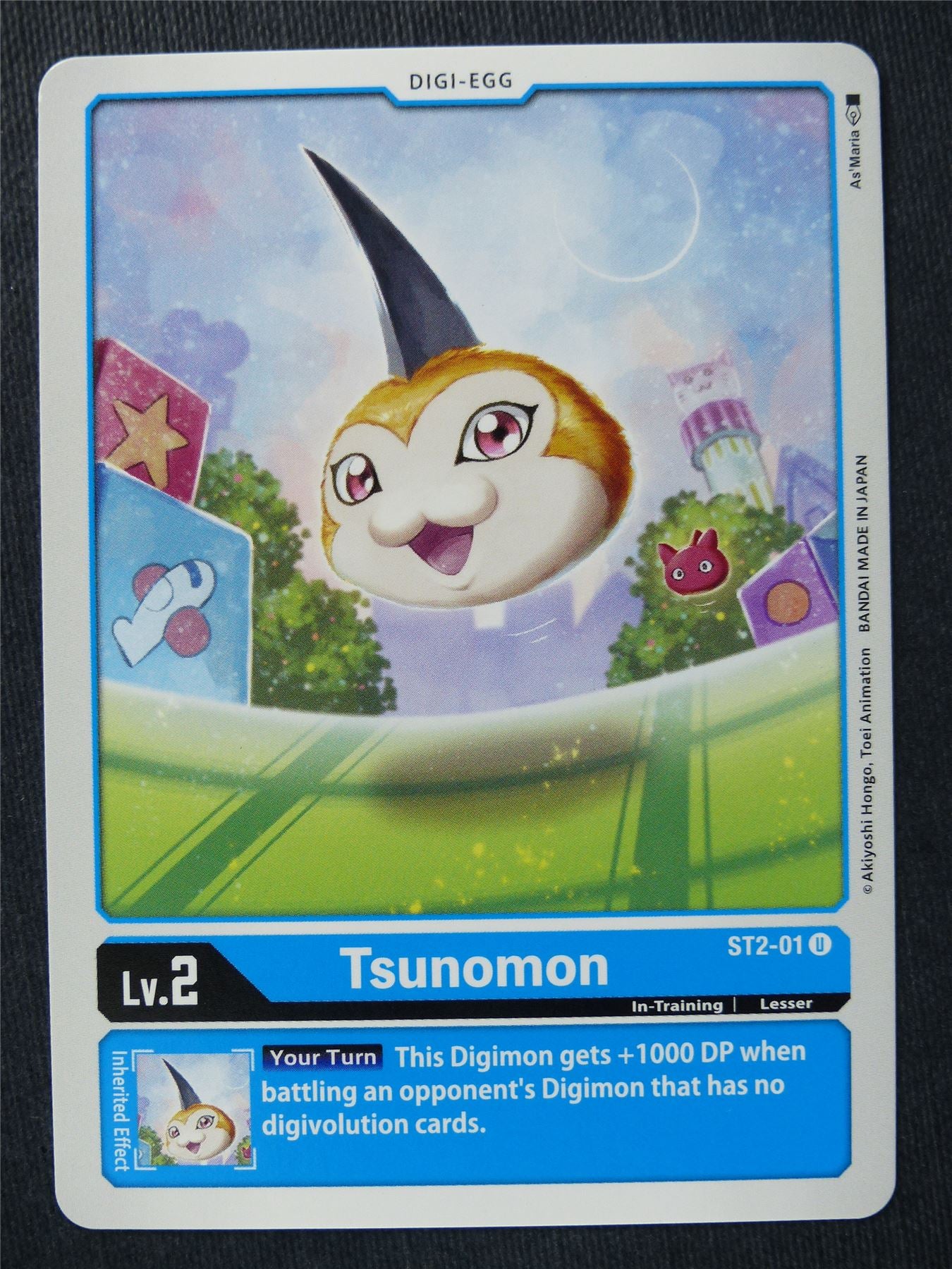 Tsunomon ST2-01 U - Digimon Cards #UU