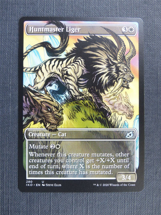 Huntmaster Liger Showcase - IKO Mtg Card