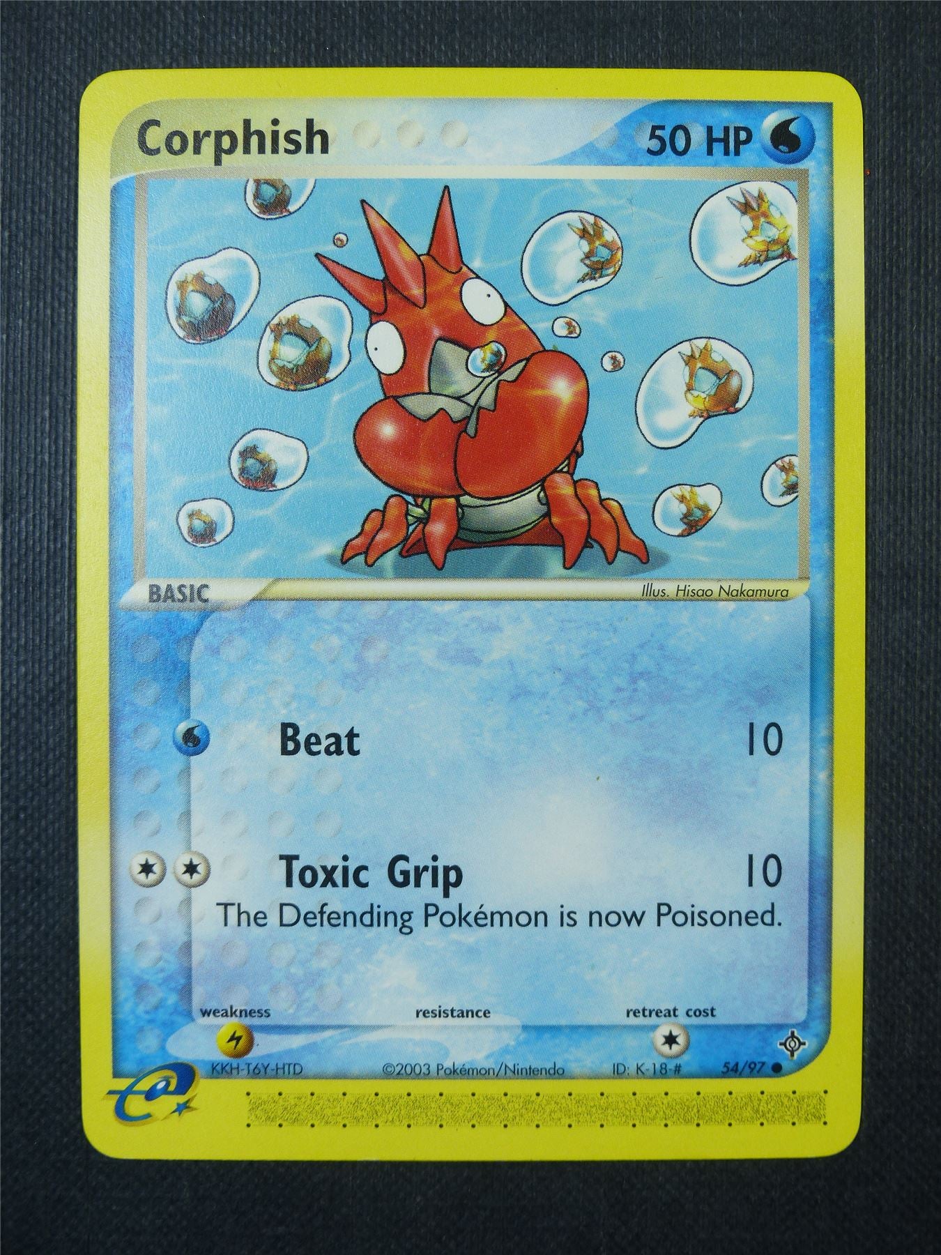 Corphish 54/97 - Pokemon Card #9PF