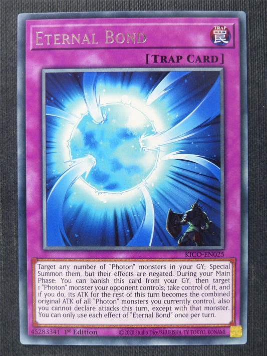 Eternal Bond KICO Rare - 1st ed Yugioh Cards #34T