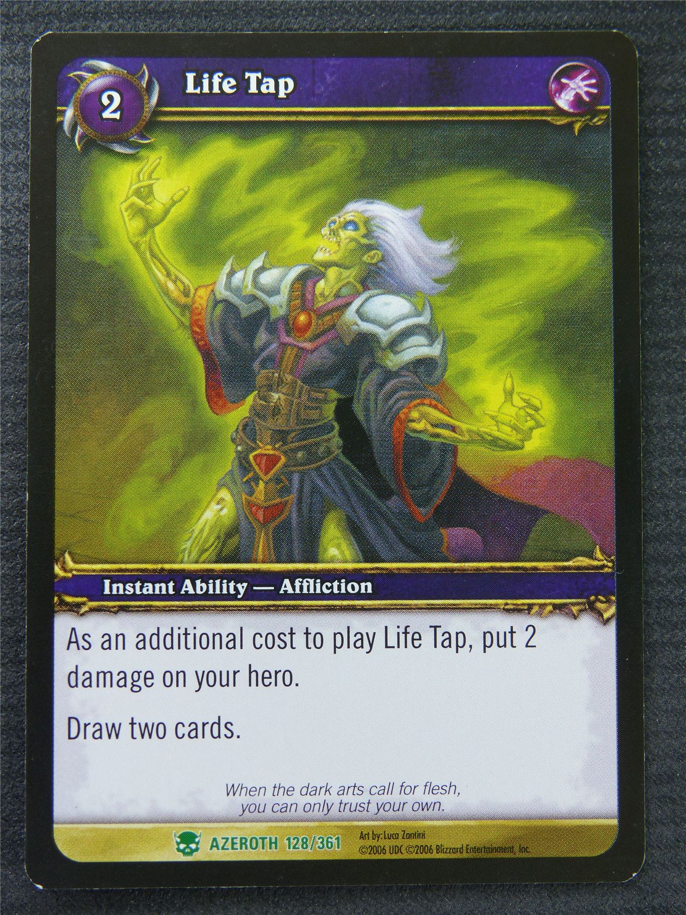 Life Tap - Uncommon - World Of Warcraft #1EM