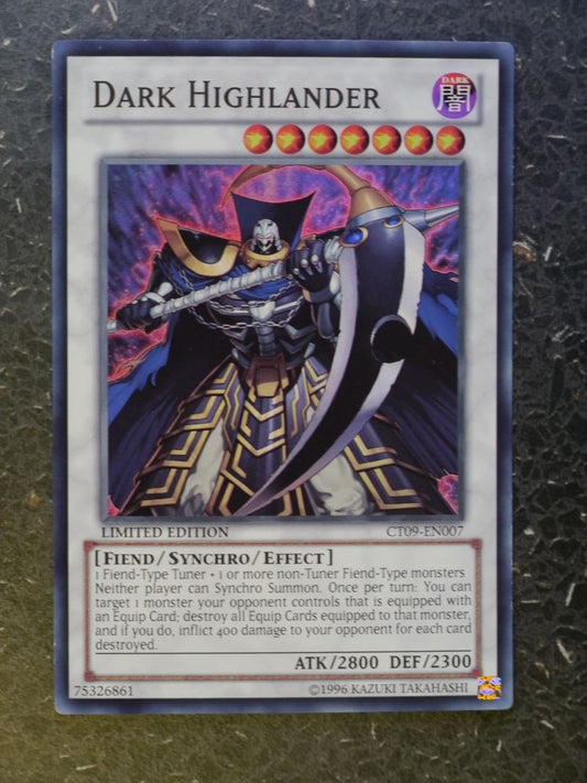 Yugioh Cards: DARK HIGHLANDER CT09 SUPER RARE # 8E94