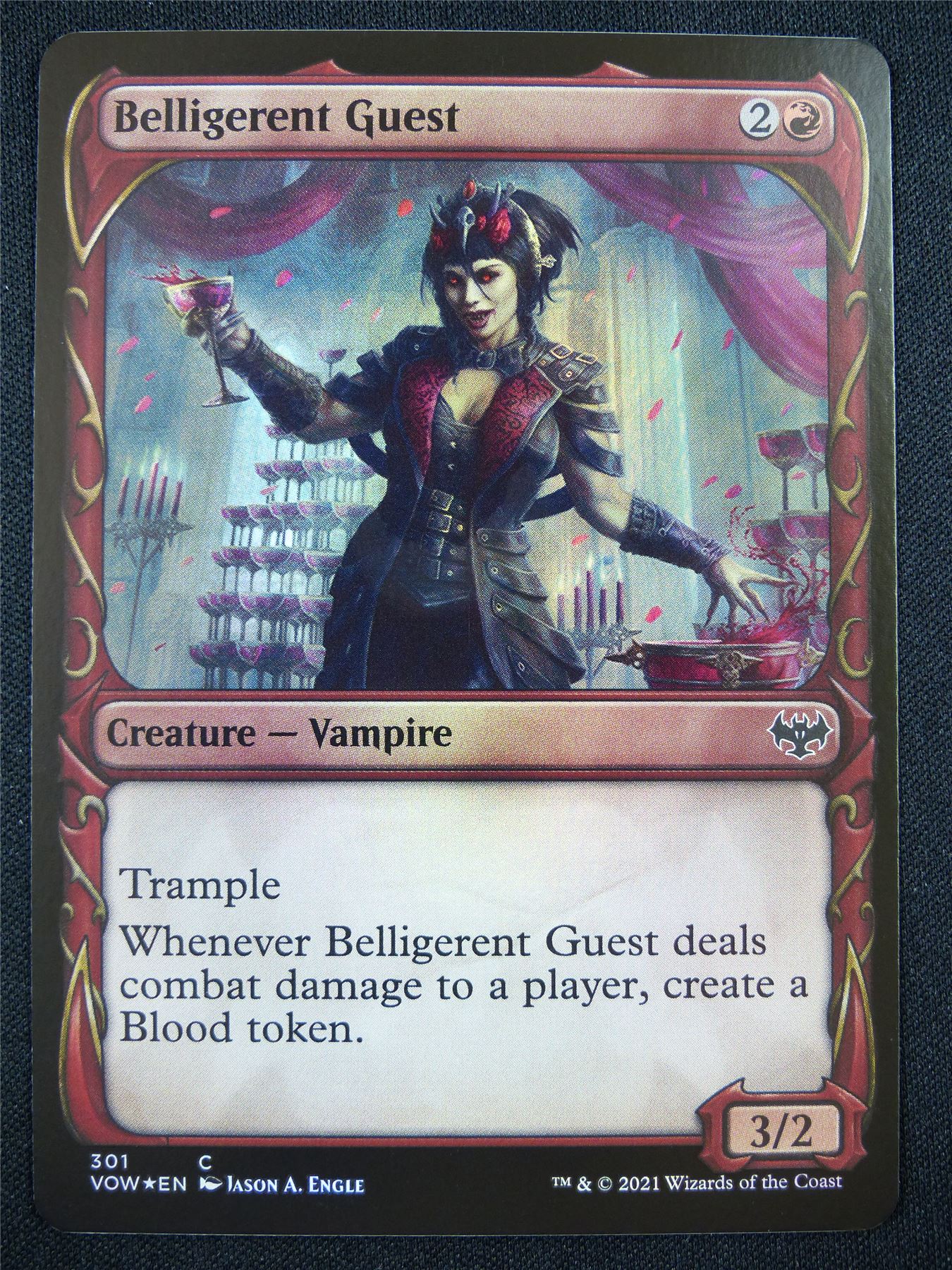 Belligerent Guest Showcase Foil - Mtg Card #1KO