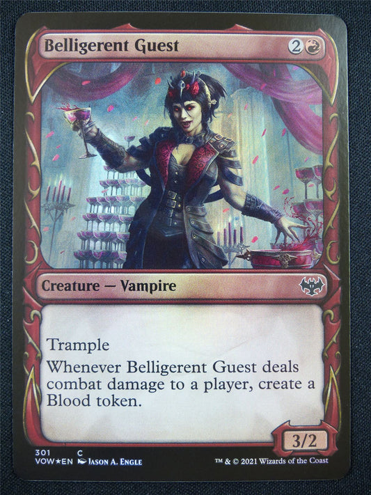 Belligerent Guest Showcase Foil - Mtg Card #1KO