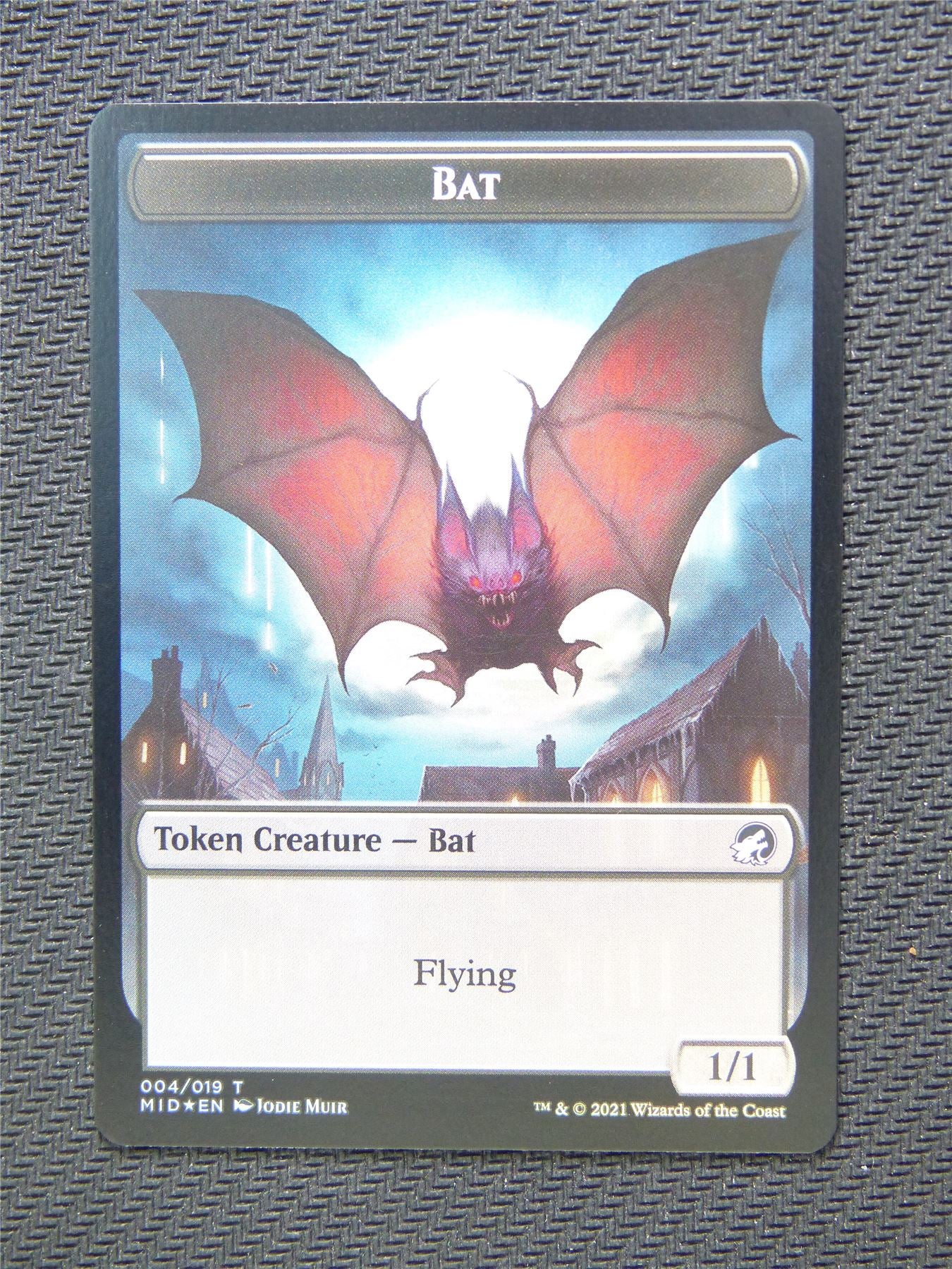 Bat and Human Foil Token - Innistrad - Mtg Card #3H4