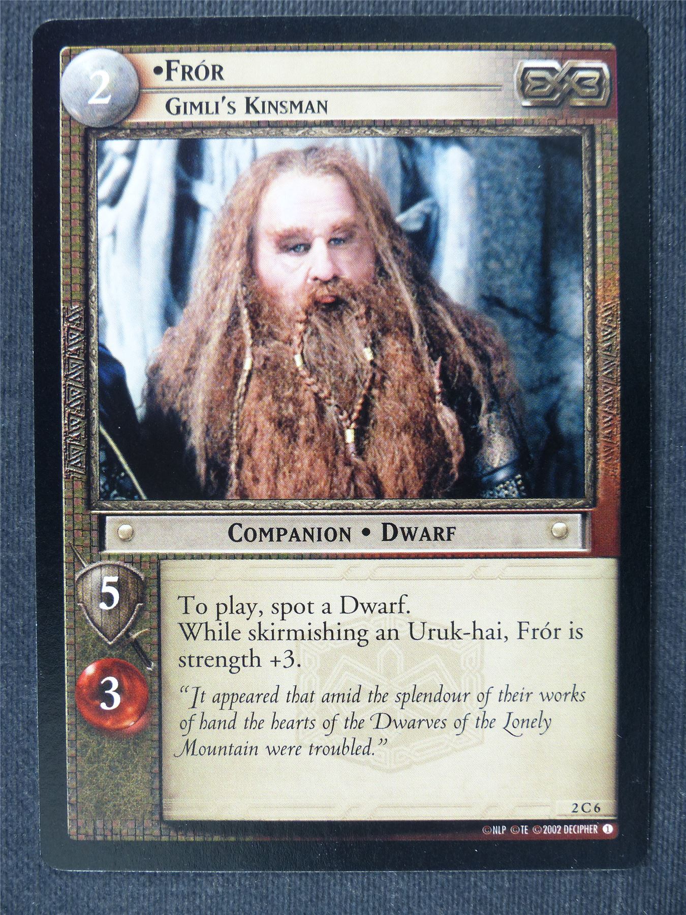 Fror 2 C 6 - LotrR Cards #3EK