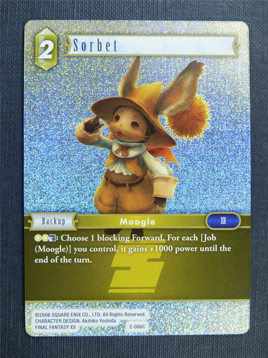 Sorbet 2-086C Foil - Final Fantasy Cards #26N