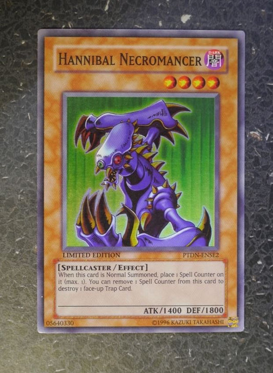 YuGiOh Cards: HANNIBAL NECROMANCER PTDN SUPER RARE # G84