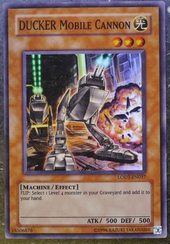 Yugioh Cards:  DUCKER MOBILE CANNON LODT SUPER RARE # 2I96