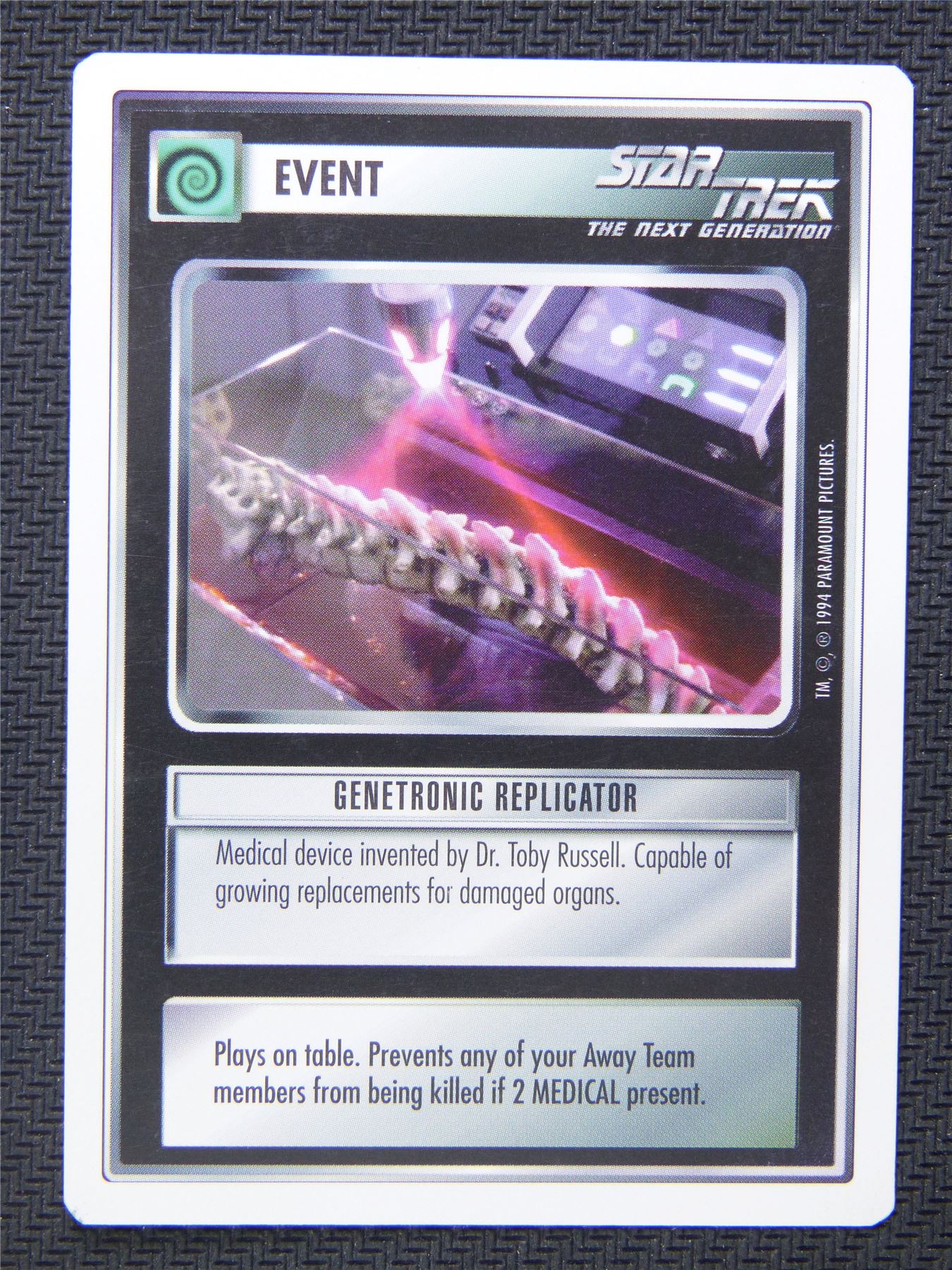 Event Genetronic Replicator - Star Trek CCG Next Gen #4X2