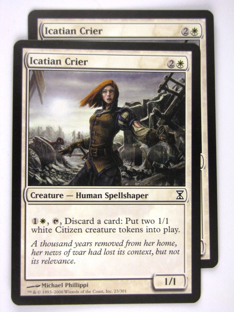 MTG Magic: The Gathering Cards: ICATIAN CRIER x2: TSP