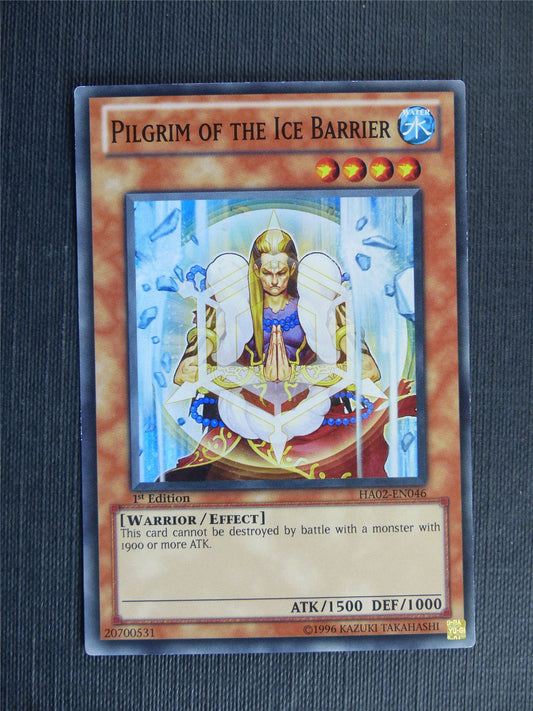 Pilgrim of the Ice Barrier HA02 Super Rare - 1st ed - Yugioh Cards #XR