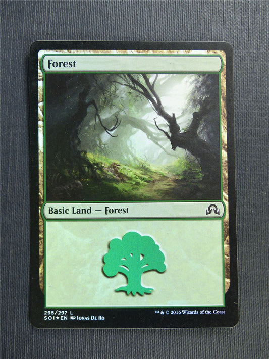 Forest 295/297 Foil - Mtg Magic Cards #526