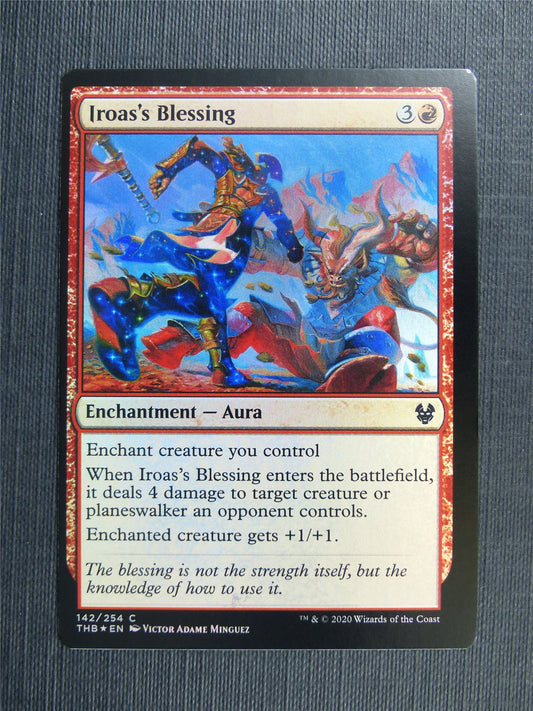 Iroas's Blessing Foil - Theros Collector Ed - Mtg Magic Cards #3MS