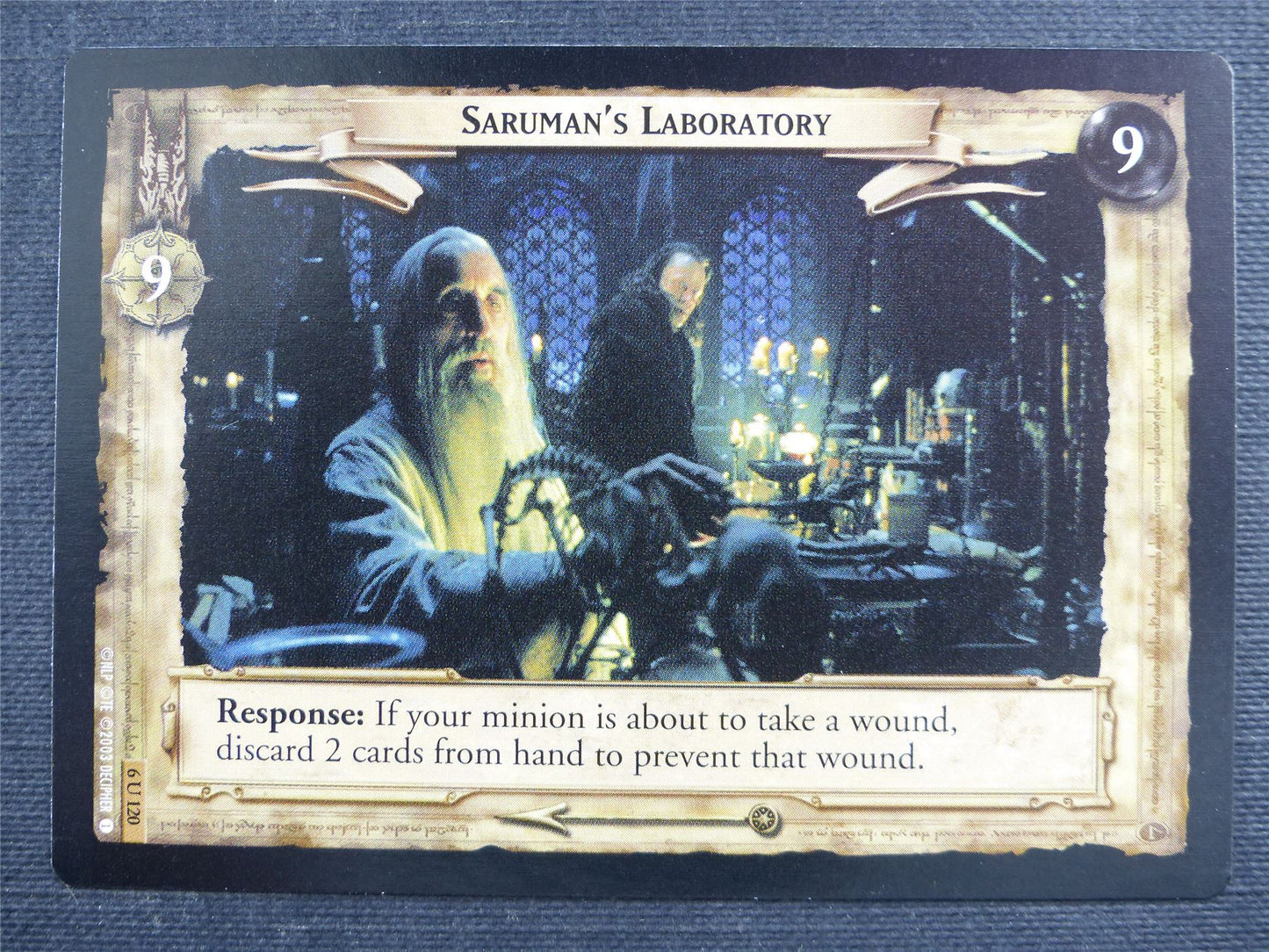 Saruman's Laboratory 6 U 120 - LotR Cards #2XZ