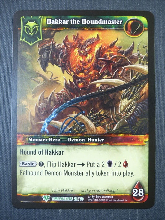 Hakkar the Houndmaster 22/30 - WoW Card #1AX