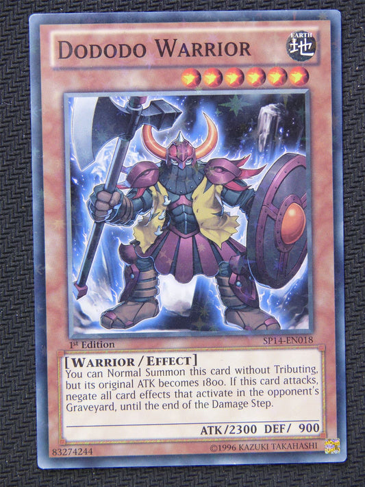 Dododo Warrior SP14 - Starfoil Rare - Yugioh Card #62B