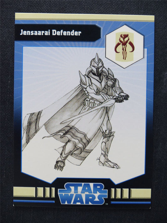 Jensaarai Defender 34/40 - Star Wars Miniatures Spare Cards #7M