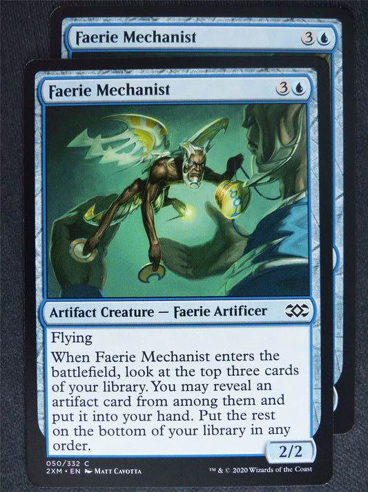 Faerie Mechanist x2 - Double Masters - Mtg Magic Cards #68