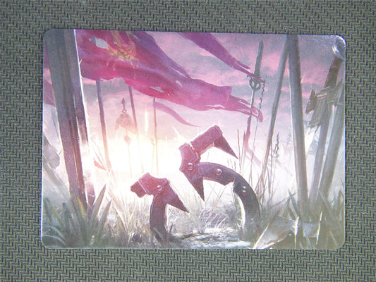 Field of Ruin Art Card 72 - Innistrad Midnight Hunt Art Series - Mtg Card #3E9