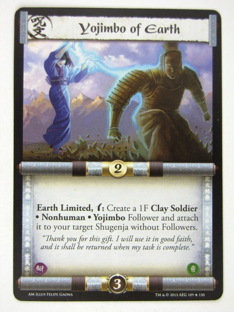 L5R Cards: Aftermath: YOJIMBO OF EARTH # 14F72