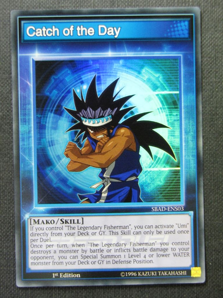 Catch of the Day SBAD Super Rare - 1st ed - Yugioh Cards # 9H32