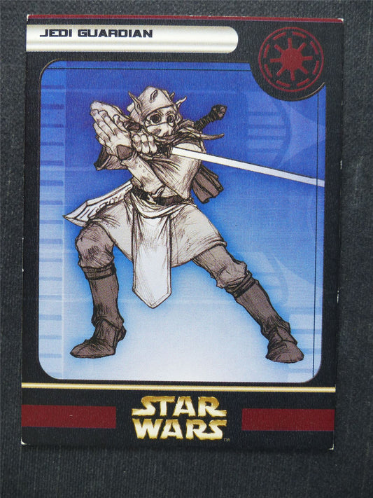 Jedi Guardian 15/60 - Star Wars Miniatures Spare Cards #AC
