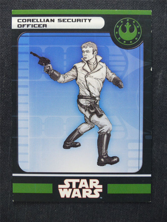 Corellian Security Officer 30/60 - Star Wars Miniatures Spare Cards #9S
