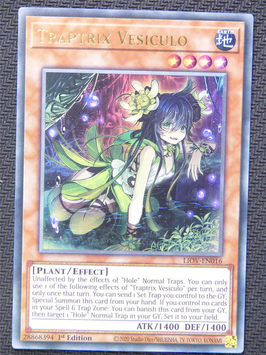 Traptrix Vesiculo LIOC Ultra Rare 1st Ed - Yugioh Card #4MN