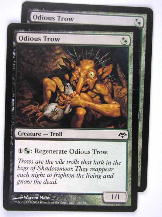 MTG Magic: The Gathering Cards: ODIOUS TROW x2: EVE