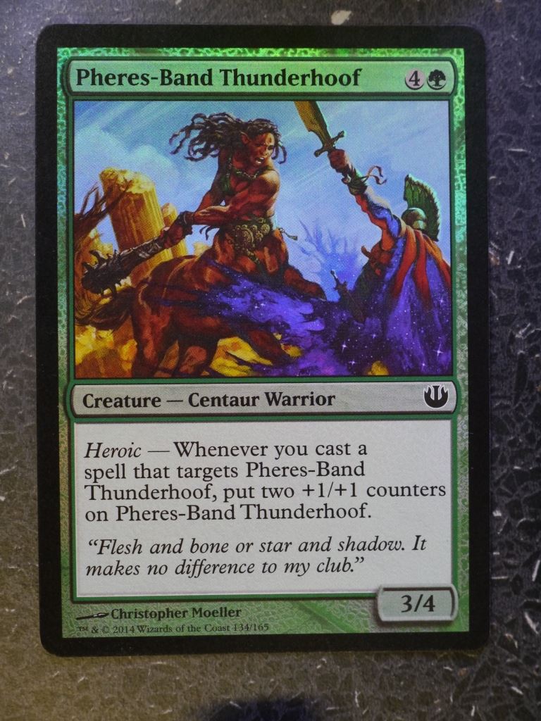 MTG Cards: PHERES-BAND THUNDERHOOF FOIL # 5A91