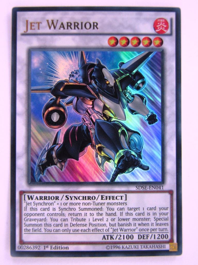 Yugioh Cards: JET WARRIOR SDSE ULTRA RARE # 1H68