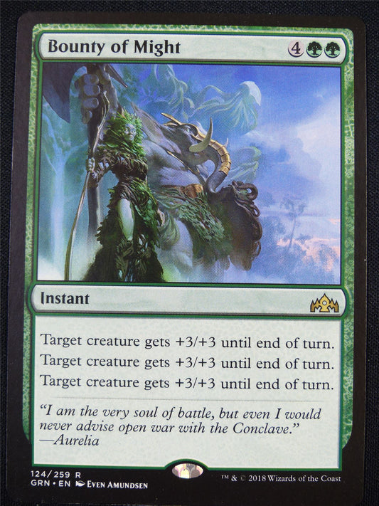 Bounty of Might - GRN - Mtg Card #P7
