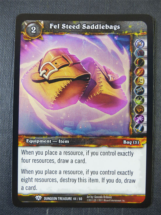 Fel Steed Saddlebags 44/60 Foil - WoW Card #1A1
