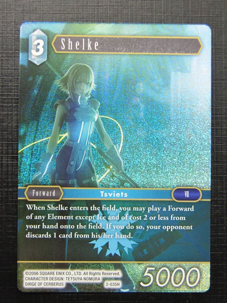 Final Fantasy Cards: SHELKE 2-035H FOIL # 27H14