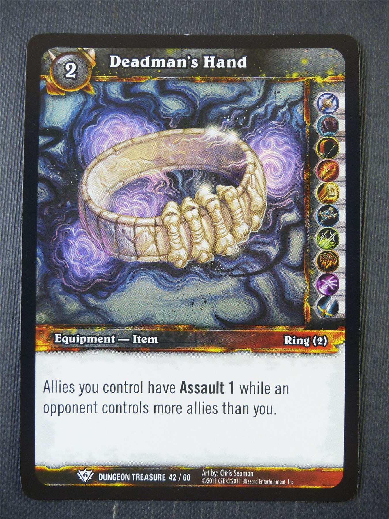 Deadman's Hand 42/60 Foil - WoW Card #19Z