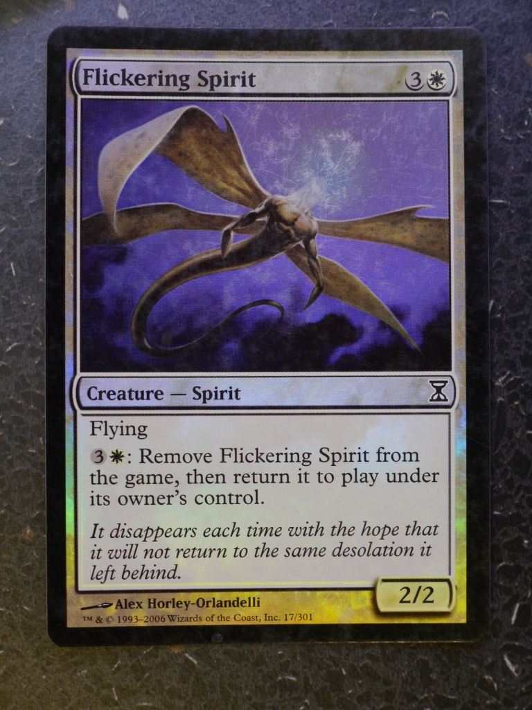MTG Magic Cards: FLICKERING SPIRIT FOIL # 4I26
