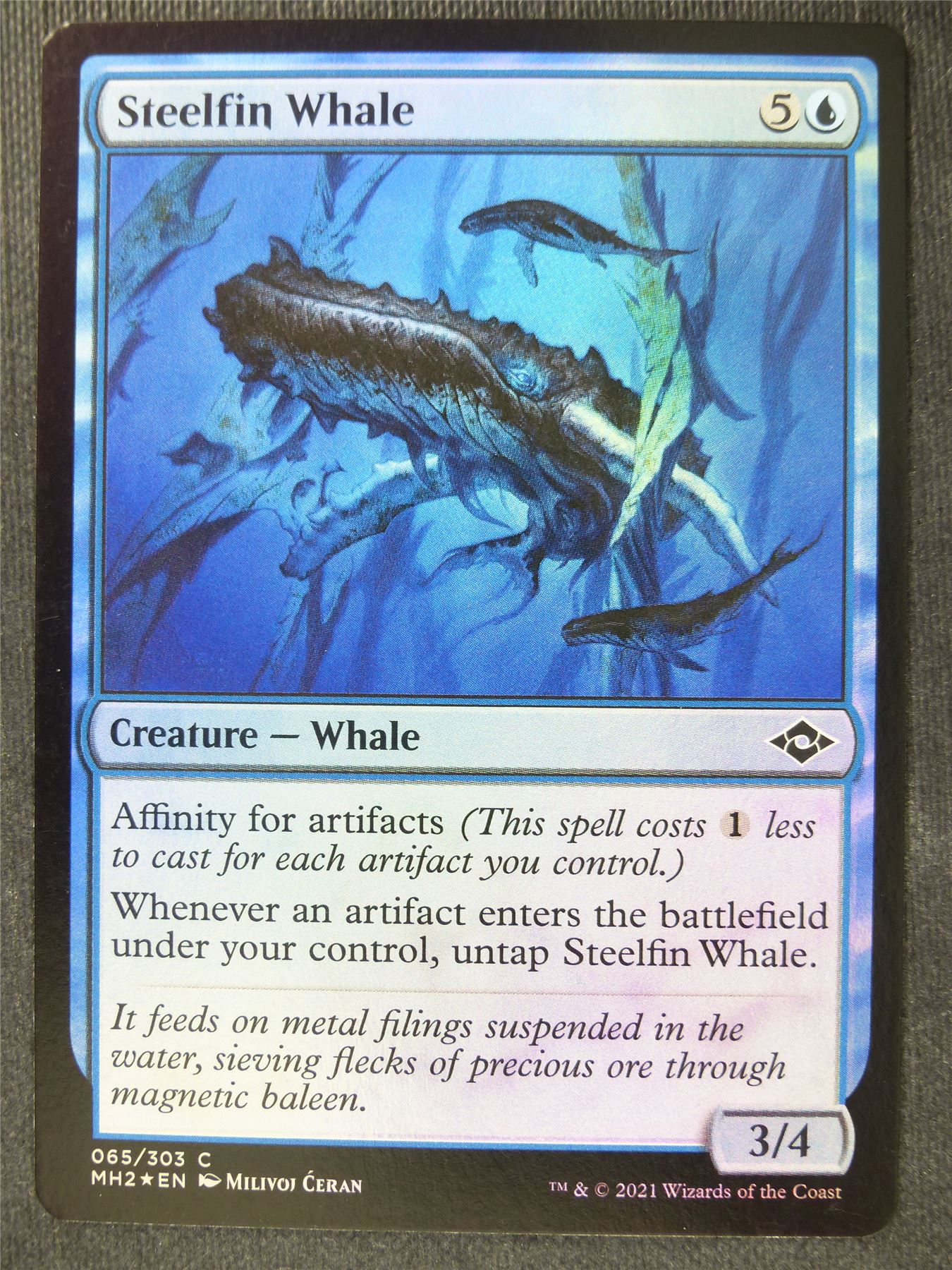 Steelfin Whale Foil - Mtg Magic Cards #1VQ