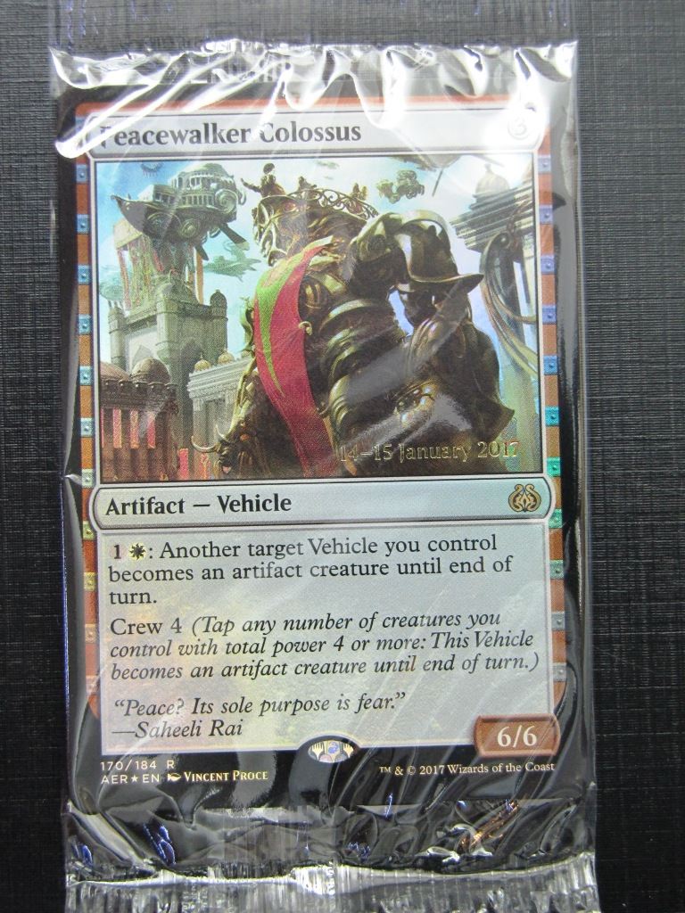 MTG Magic Cards: PEACEWALKER COLOSSUS Promo FOIL #