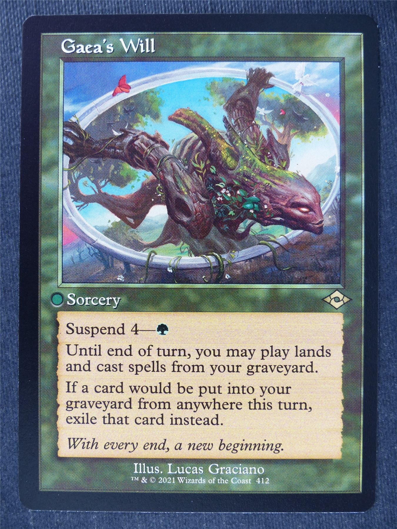 Gaea's Will Retro - MH2 - Mtg Magic Cards #H8