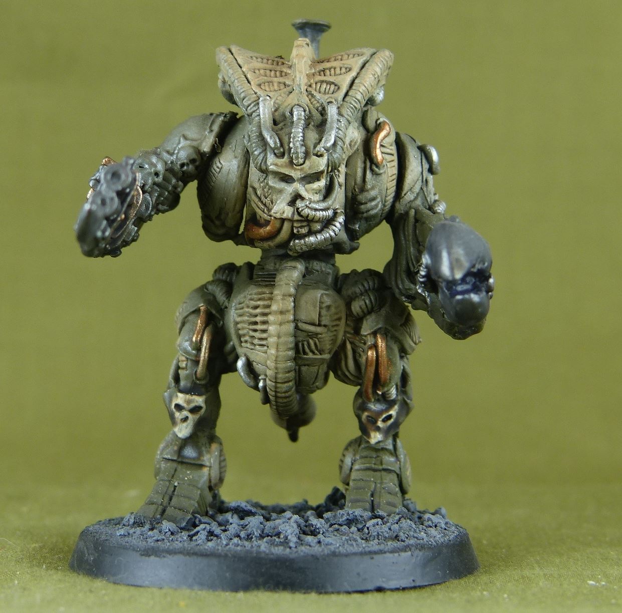 Classic Chaos Dreadnought - Rogue Trader - Painted - Death Guard - Warhammer 40K #1E