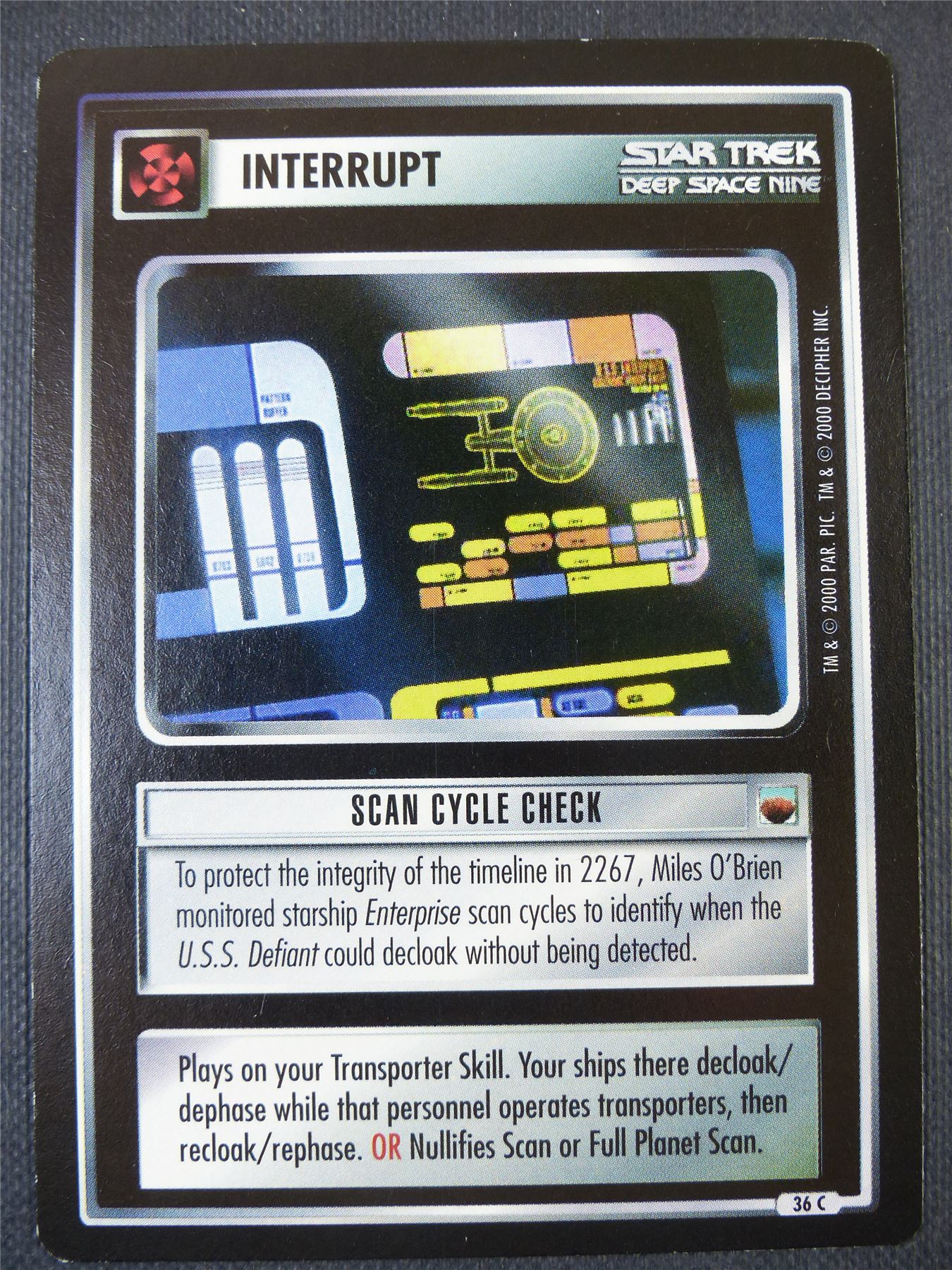 Scan Cycle Check - DS9 - Star Trek Card #67S
